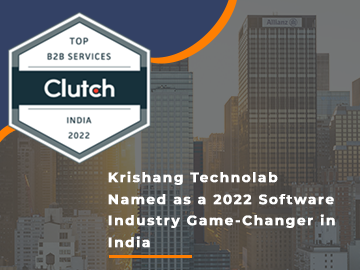 Krishang Technolab named as a 2022 software industry game-changer in india