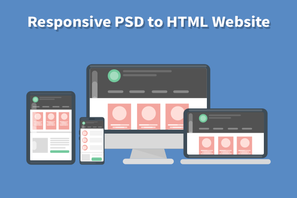 Responsive PSD to HTML Website Design