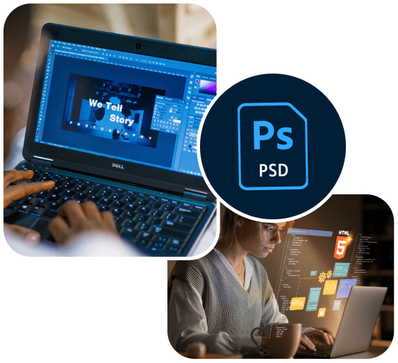 PSD to HTML conversion