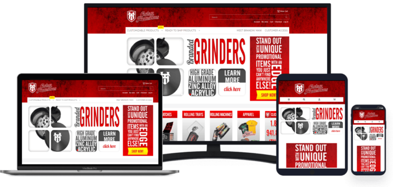 TH Custom Promos Shopify Web design Portfolio