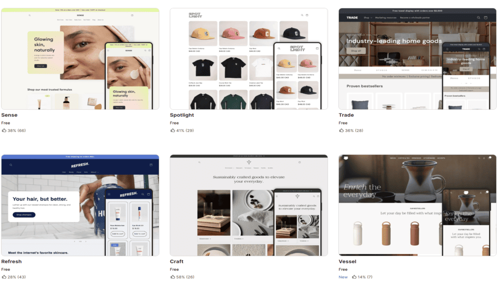 Free themes