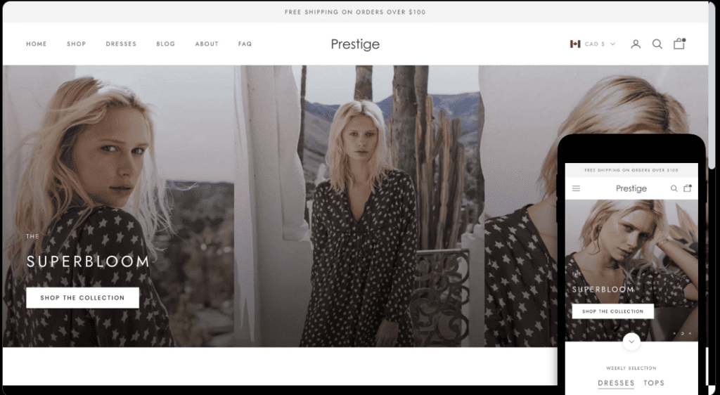 Prestige theme