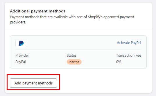 Add payment Add payment