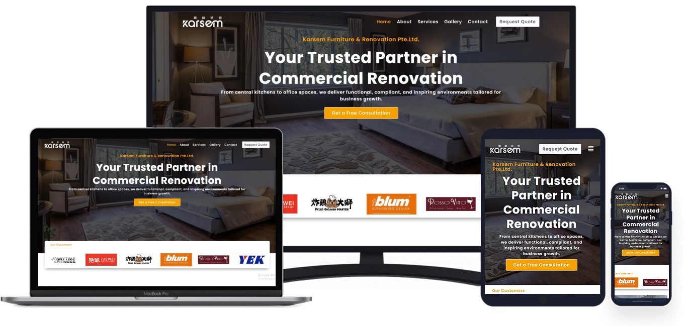 Karsem- WordPress Web Design Portfolio