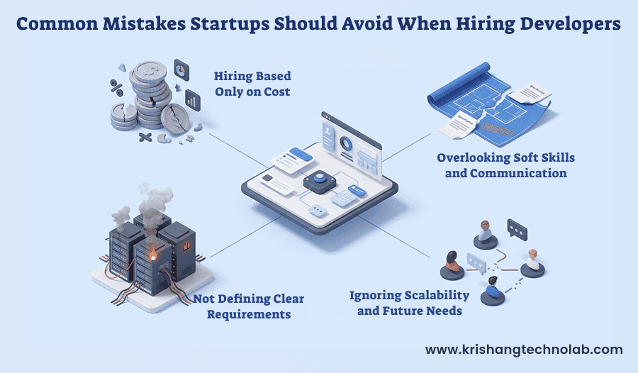 Common Mistakes Startups Should Avoid When Hiring Developers Common Mistakes Startups Should Avoid When Hiring Developers