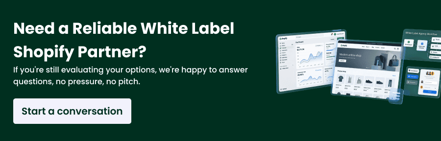 White Label Shopify Partner