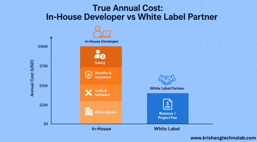 Cost Breakdown of White Label Agency and In-house Team