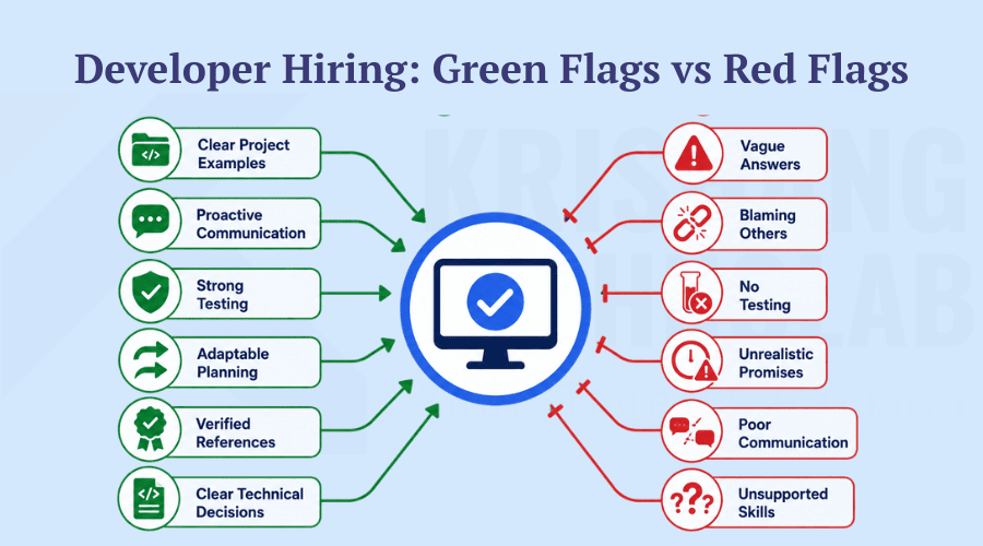 Developer Hiring Green Flags vs Red Flags