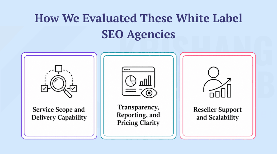How We Evaluated These White Label SEO Agencies How We Evaluated These White Label SEO Agencies