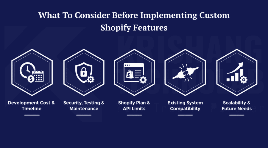 What to Consider Before Implementing Custom Shopify Features